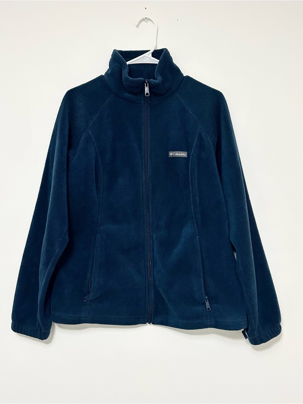 Columbia Benton Springs Full-Zip Fleece Jacket Women's Size Large Peacock Blue